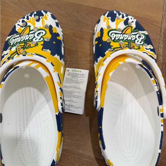 CROCS Yellow and Blue Savannah Bananas Loafers Unisex - Picture 2 of 5